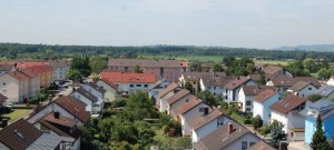 Der Ortsteil Oberdorf in Teningen mit dem neuen Wärmenetz (Foto: endura kommunal)