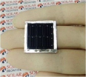 Solar Frontiers CIS-Solarzelle (0,5 Quadratzentimeter)