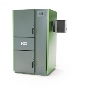 Der Scheitholzkessel HDG H mit der Anbaumöglichkeit einer (Pflanzenöl-) oder (Biogas-)Brennereinheit passt sich den wechselnden Kundenbedürfnissen an und bietet zudem höchsten Heizkomfort (Foto: HDG Bavaria GmbH)
