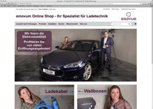 emovum launcht E-Shop: Das Angebot umfasst allen gängigen Steckertypen (Bildcredits: emovum GmbH)