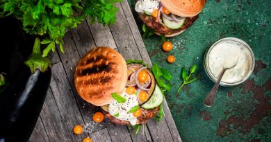 Glutenfreies und veganes Burger-Rezept von B:Pure - Foto: B:Pure