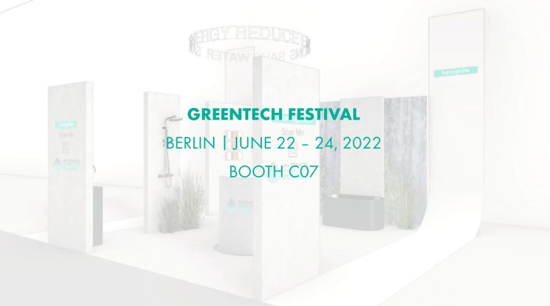 Hansgrohe zeigt auf dem Greentech-Festival, wie Klimaschutz im Bad funktioniert