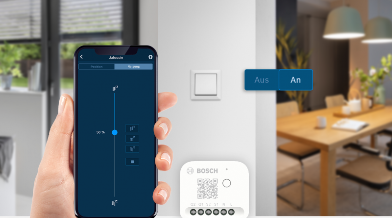 Neue Rollladen- und Lichtsteuerung von Bosch Smart Home