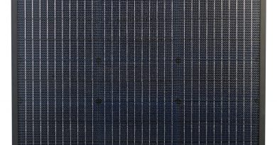 Faltbares Solarmodul für den mobilen Betrieb