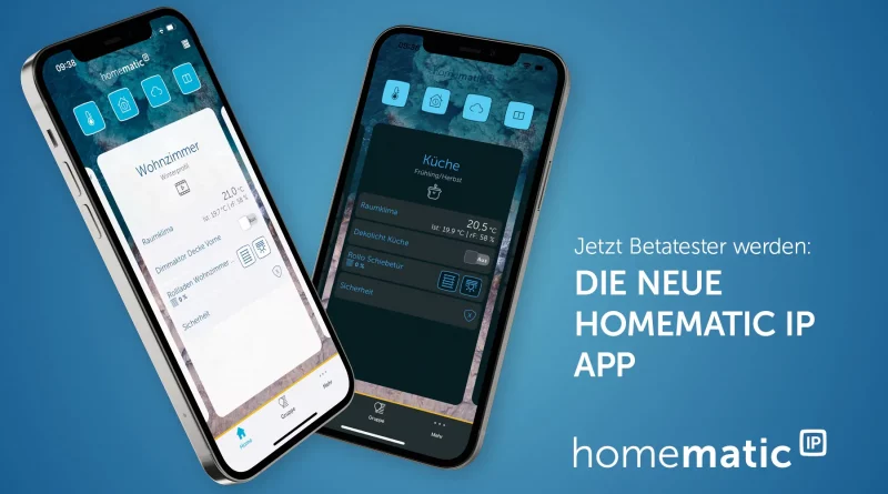 Neue Version der Homematic-IP-App in offener Beta