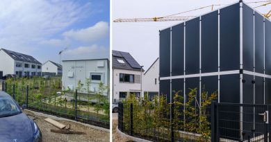 Große Leistung, leiser Betrieb – eSILENT-Schallschutz für Quartierswärmepumpe