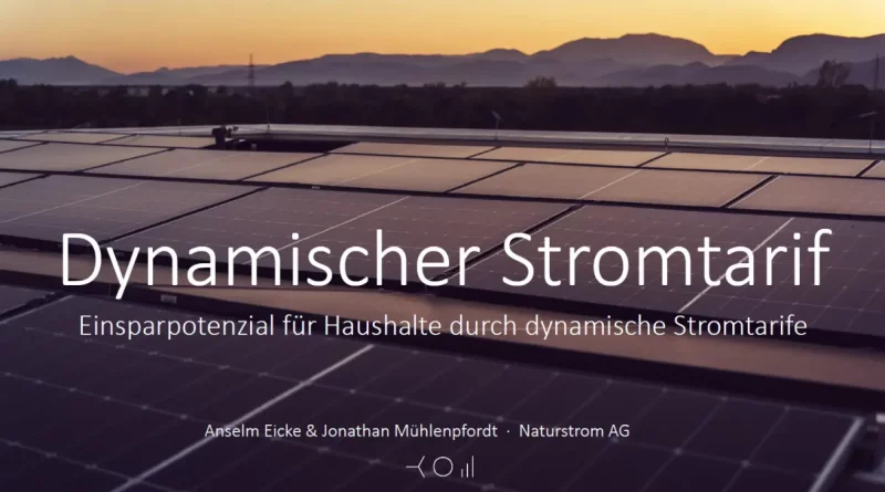 Dynamische Stromtarife: Wie Haushalte mit flexiblem Verbrauch kräftig sparen können