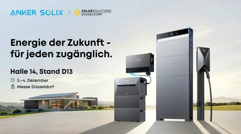 Energie neu gedacht: Anker SOLIX auf der Solar Solutions 2025