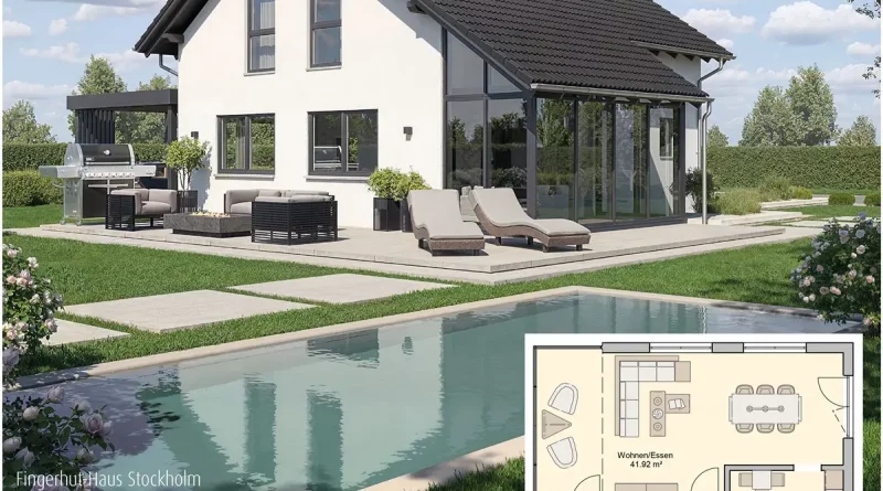 Fingerhut Haus: Zukunftsorientierte Grundrissplanung für langfristig flexible Wohnkonzepte