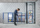 Effiziente Sanitärwände für den Trockenbau: Geberit optimiert Duofix System