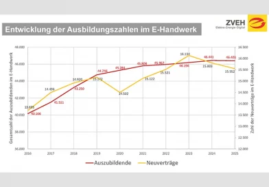 E-Handwerke 2025: Ausbildungszahlen leicht rückläufig – Frauenanteil steigt weiter