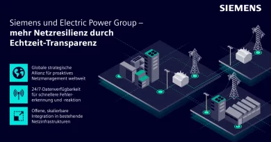 Siemens und Electric Power Group stärken Echtzeitüberwachung von Stromnetzen