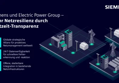 Siemens und Electric Power Group stärken Echtzeitüberwachung von Stromnetzen
